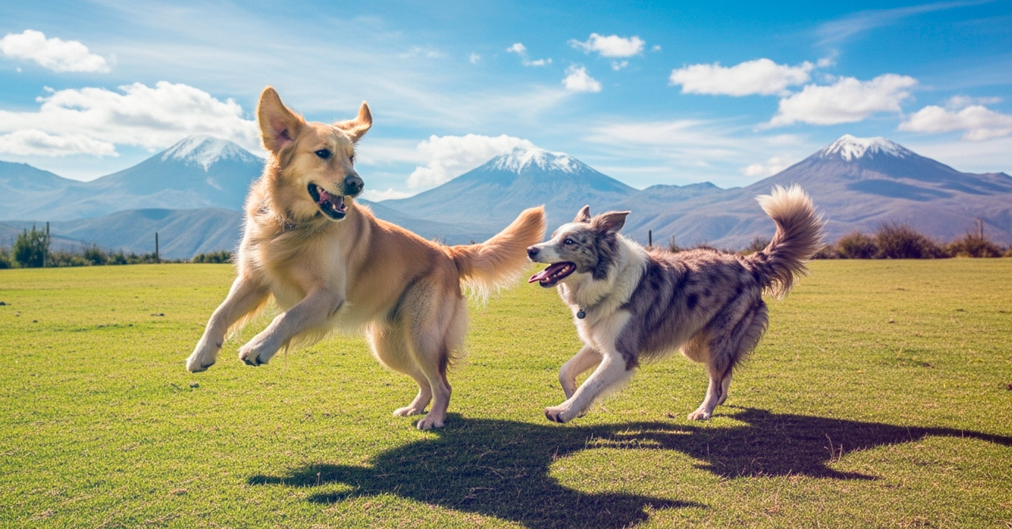 Perros felices en Perrícolas